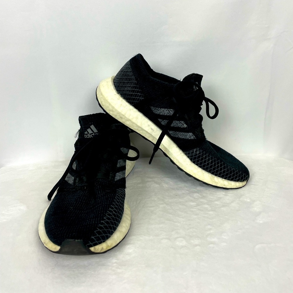 Adidas Kids Black and White Sneakers 5